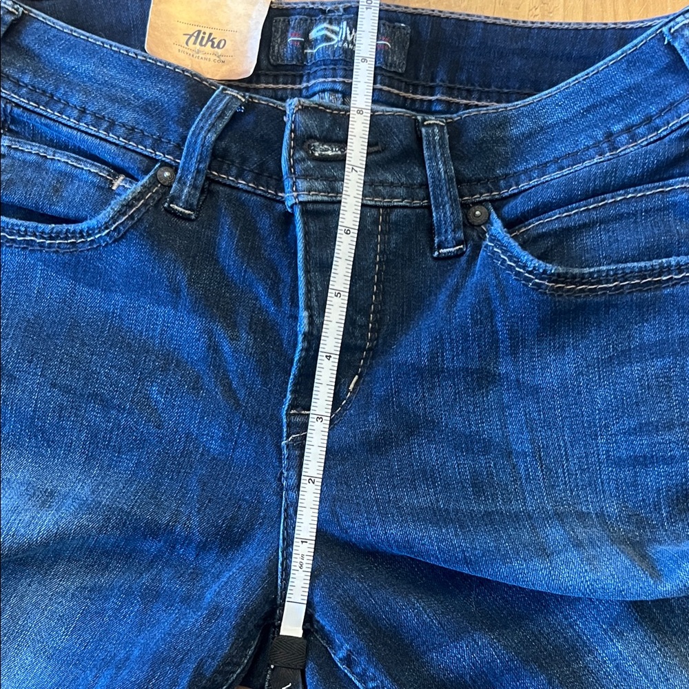 Dark Blue Women’s Skinny Jeans - Silver - Picture 4 of 6